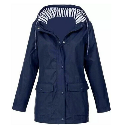 Veste technique d'extérieur pour femme - bleu foncé