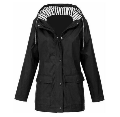 Veste technique d'extérieur pour femme - noir