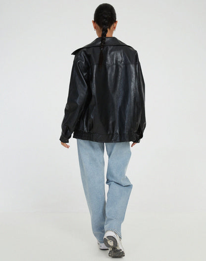Léana | Veste cuir femme