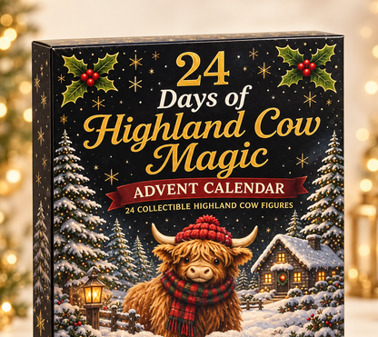 Isaure | Calendrier de l’Avent vache highland