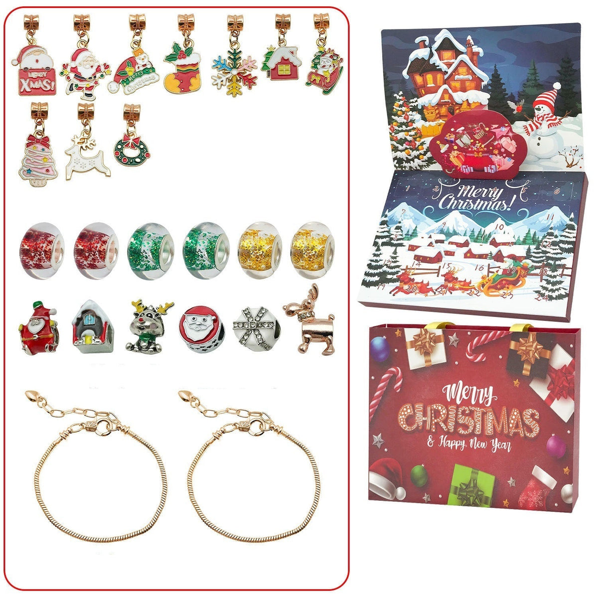 Hippolyte | Calendrier de l’Avent bracelet à charms