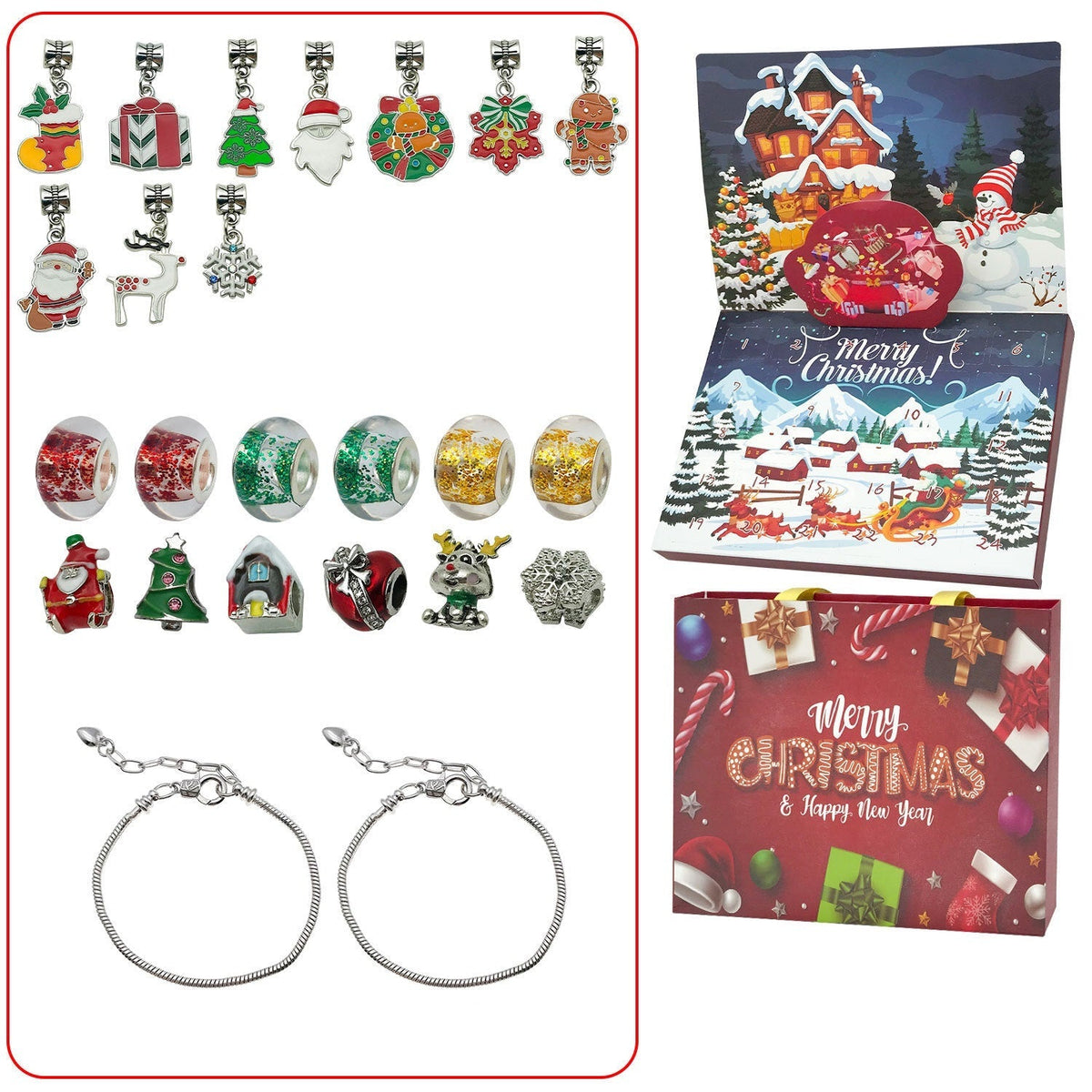 Hippolyte | Calendrier de l’Avent bracelet à charms