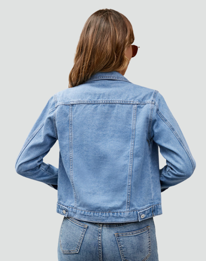 Garance | Veste en Jean Femme Boutonnée