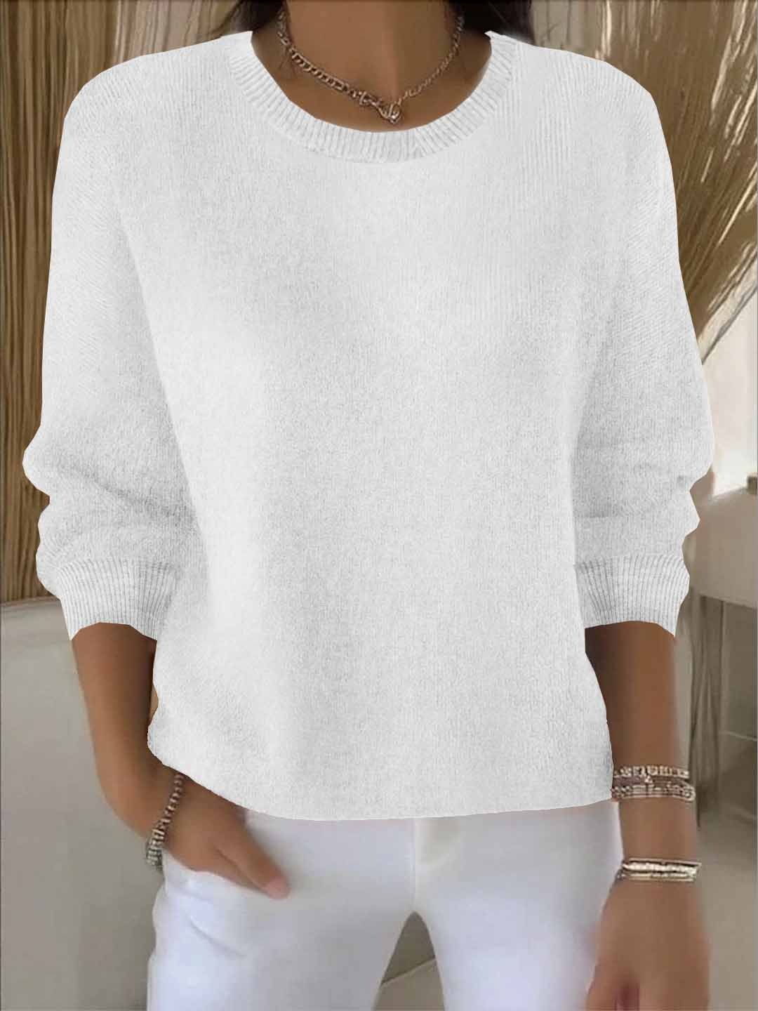 Noëlle | Pull en tricot doux col élégant