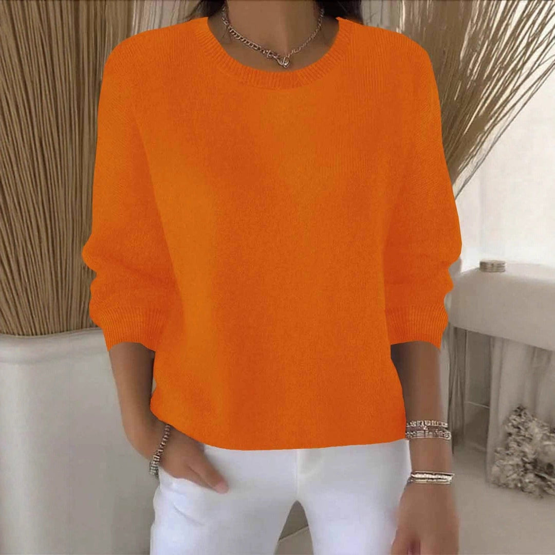 Noëlle | Pull en tricot doux col élégant