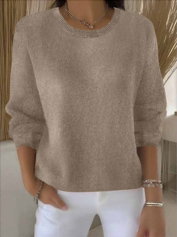 Noëlle | Pull en tricot doux col élégant