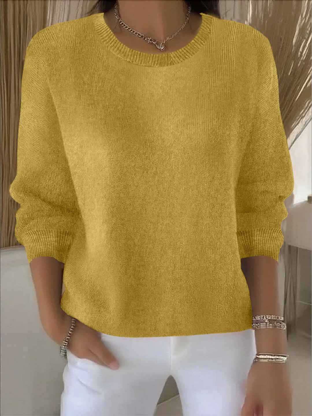 Noëlle | Pull en tricot doux col élégant