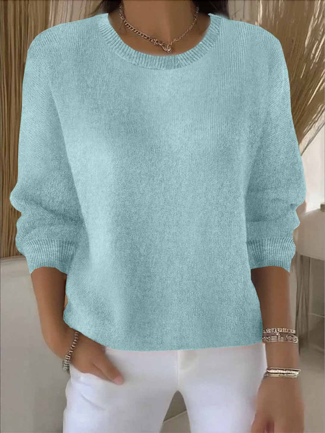 Noëlle | Pull en tricot doux col élégant