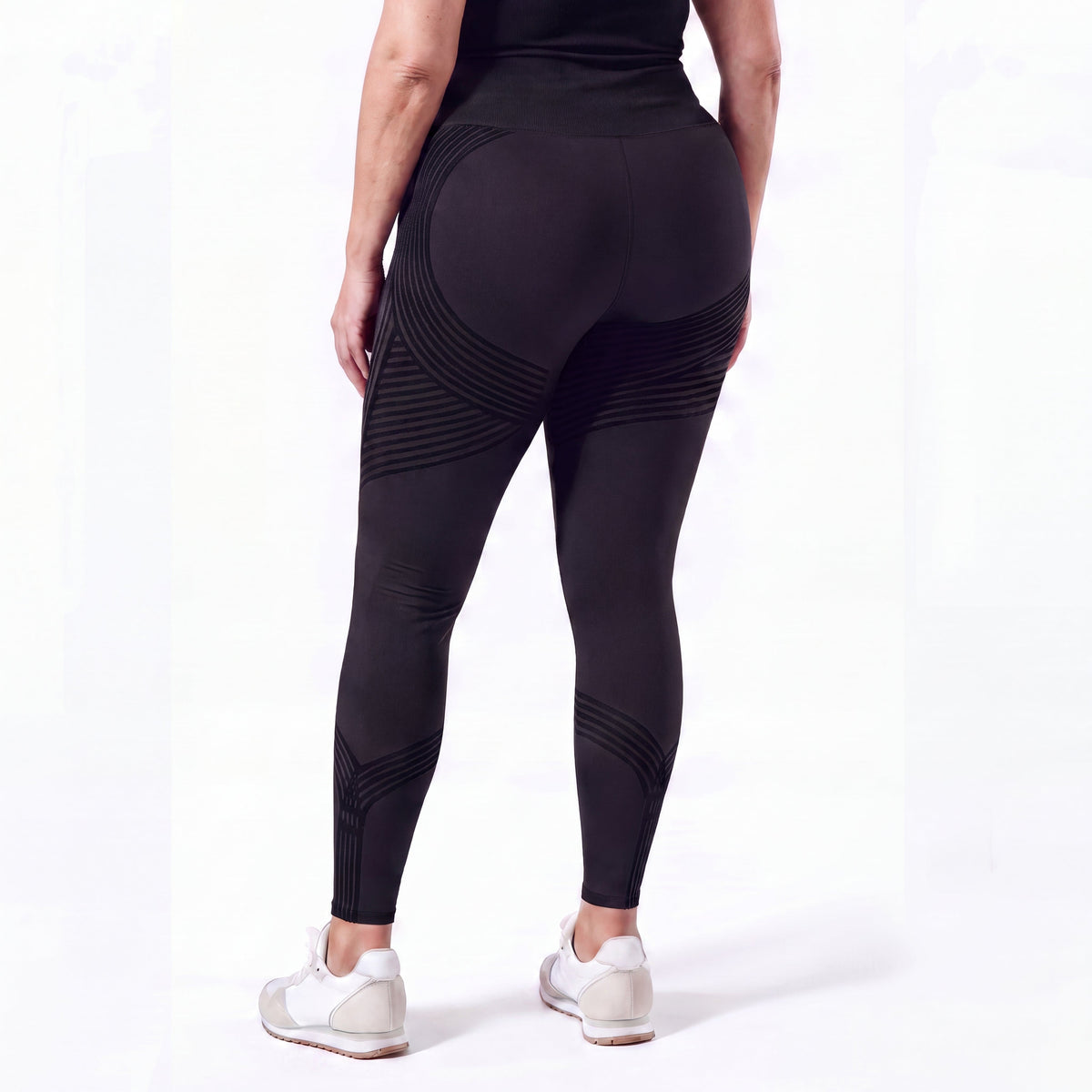 Legging anti-cellulite femme gainant 3D, coupe ajustée