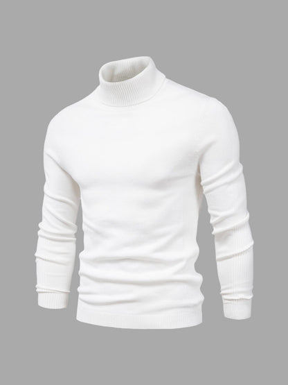 Pull col roulé homme style moderne