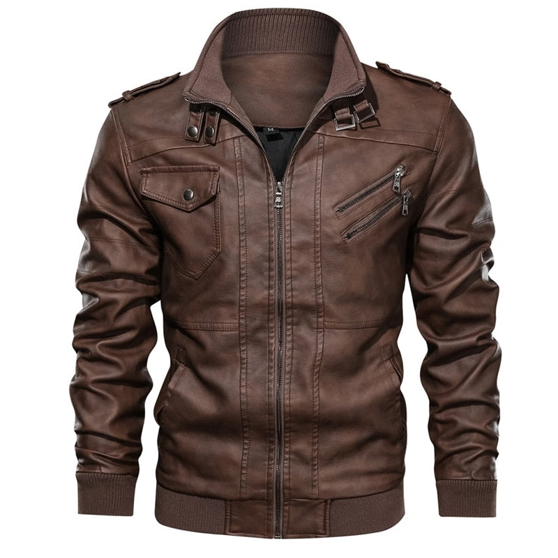 Jérôme | Veste cuir homme à capuche