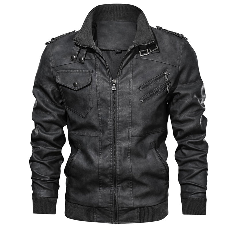 Jérôme | Veste cuir homme à capuche