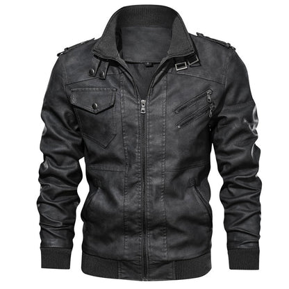 Jérôme | Veste cuir homme à capuche