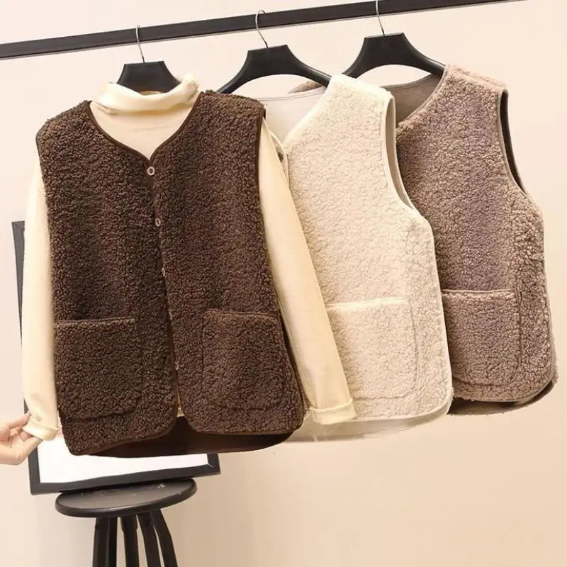 Honorine | Gilet laine femme à poches