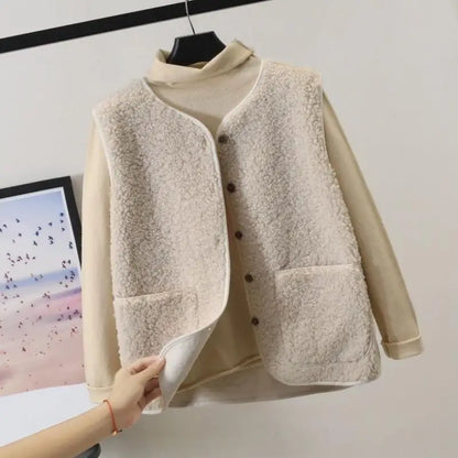 Honorine | Gilet laine femme à poches