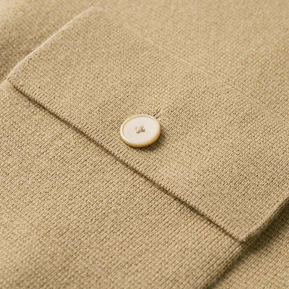 Thibault | Cardigan homme col rabattu boutons