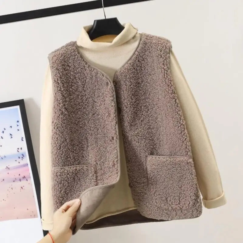 Honorine | Gilet laine femme à poches