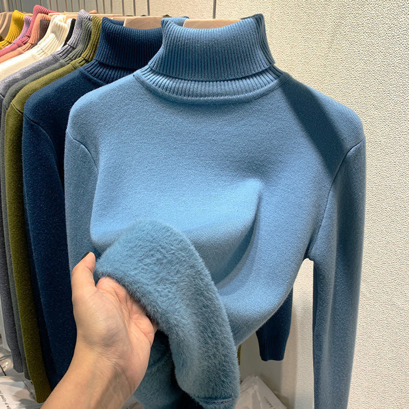 Ysaline | Pull Thermique Col Roulé Polaire
