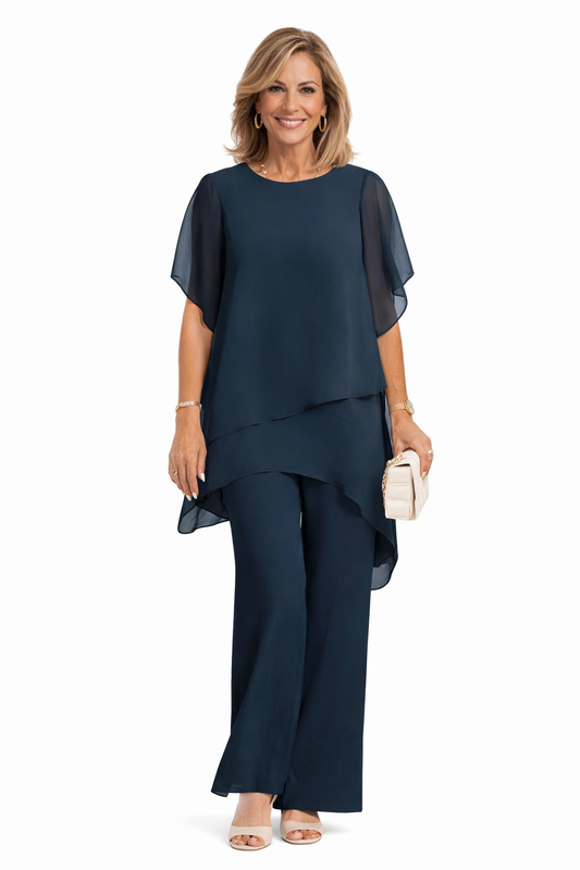 Delphine | Ensemble deux pièces pantalon large