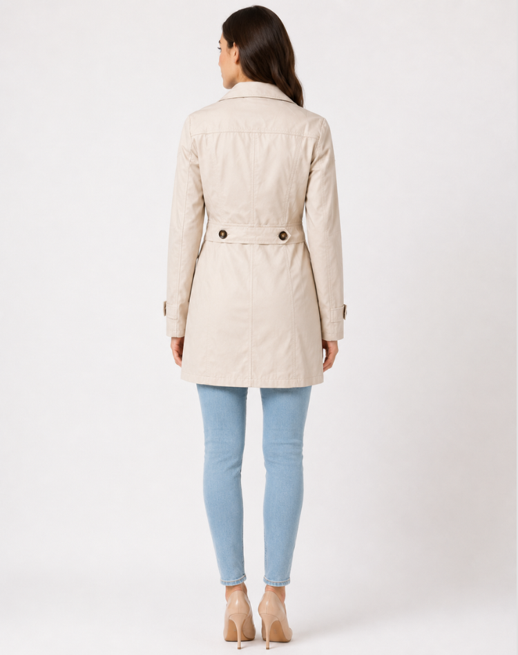 Léonie | Trench Court Femme Ceinturé