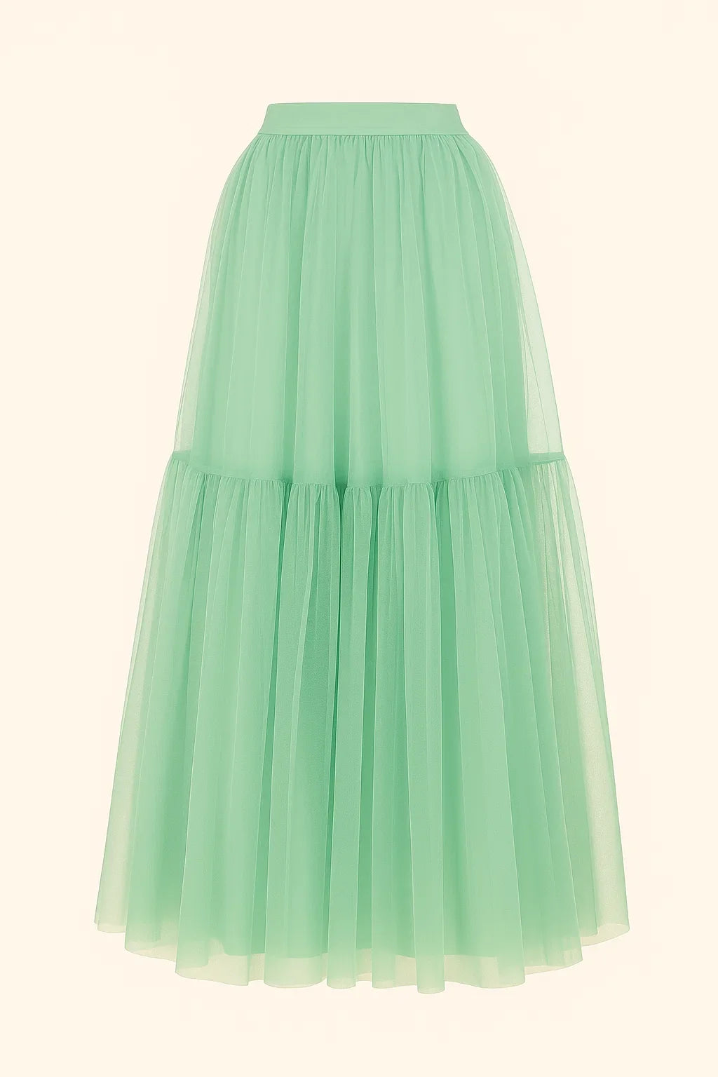 Jupe en tulle brodée pour femme