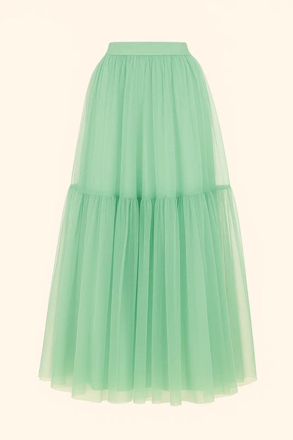 Jupe en tulle brodée pour femme