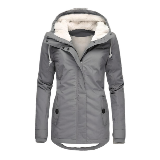Parka d'hiver pour femme - gris