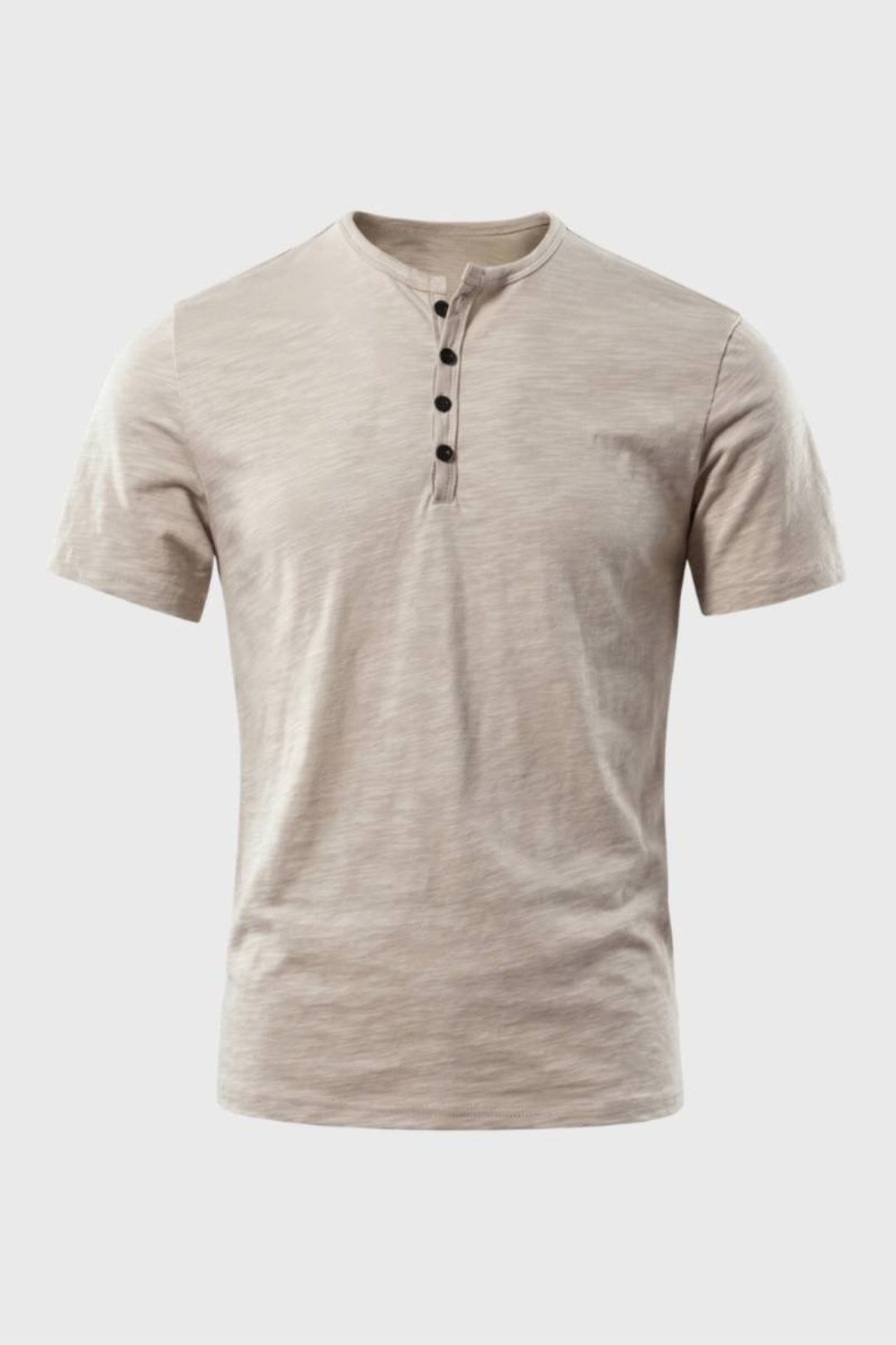 T-shirt Henley pour homme | Col rond à patte de boutonnage | Style décontracté et décontracté pour tous les jours