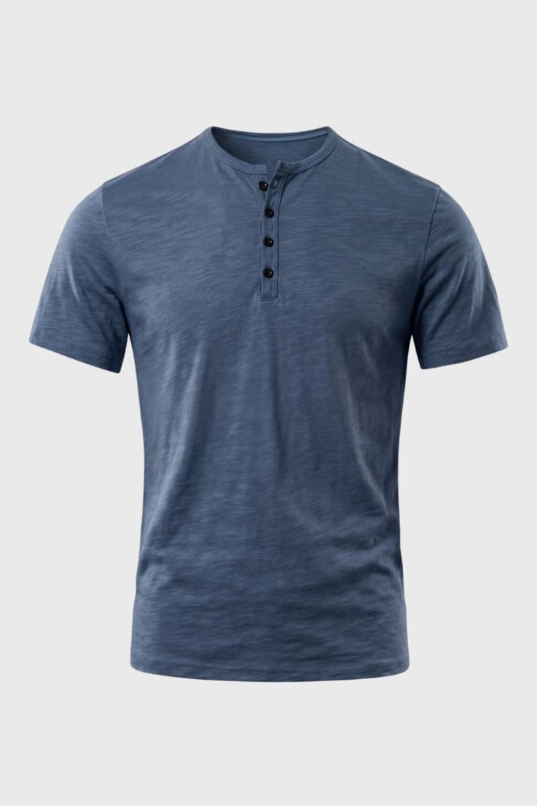 T-shirt Henley pour homme | Col rond à patte de boutonnage | Style décontracté et décontracté pour tous les jours