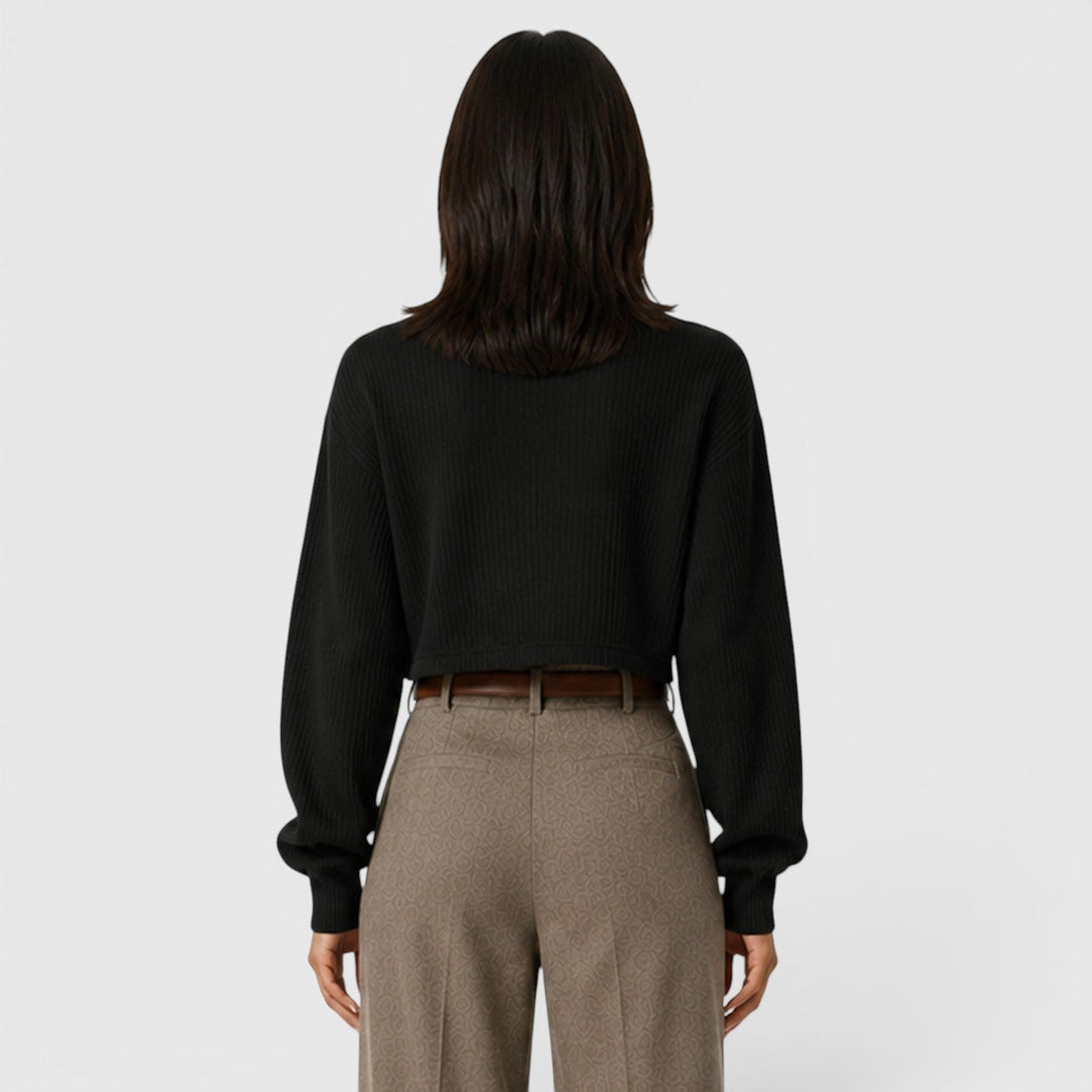 Amélie | Pull Femme Col Roulé Court