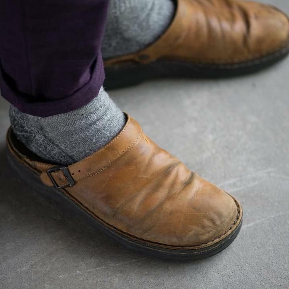 Chaussons sabots pour homme