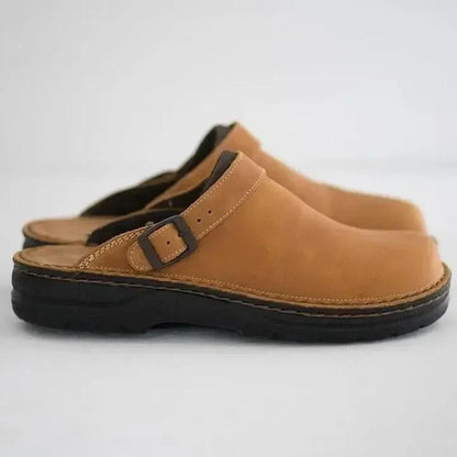 Chaussons sabots pour homme - beige
