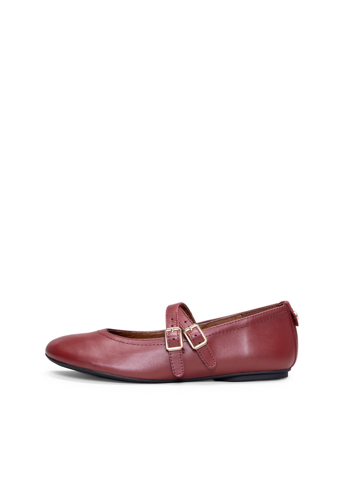 AMAPOLA - BAILARINA PLANA BARESOFT NAPA ROJO