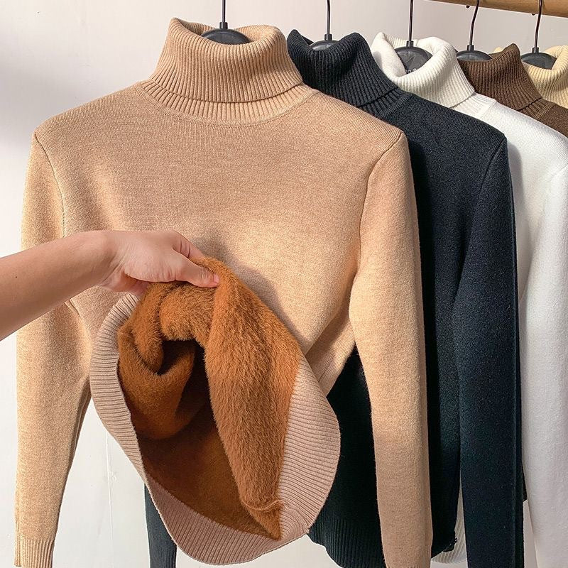 Ysaline | Pull Thermique Col Roulé Polaire