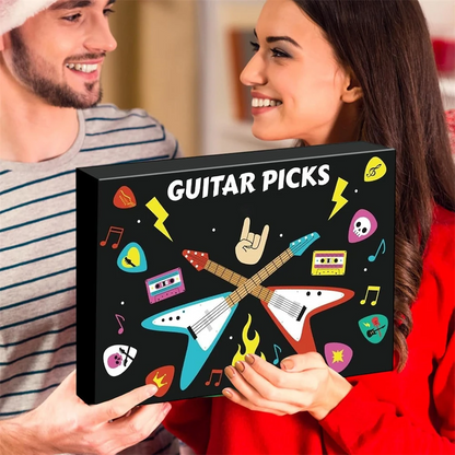 Pervenche | Calendrier de l’Avent médiators de guitare