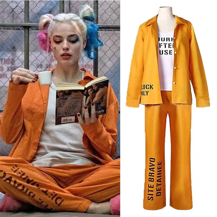 Joëlle | Costume prison Harley Quinn femme