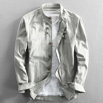 Nathan | Chemise Homme Col Mao