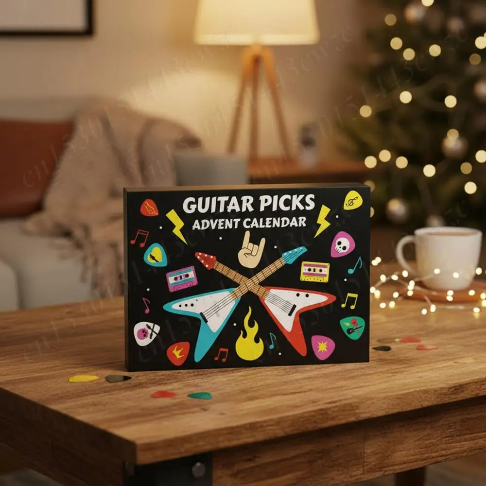 Pervenche | Calendrier de l’Avent médiators de guitare