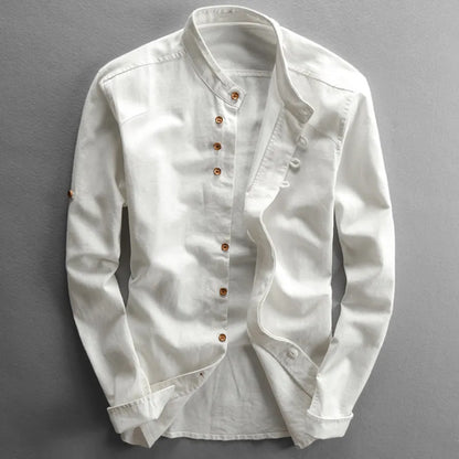 Nathan | Chemise Homme Col Mao