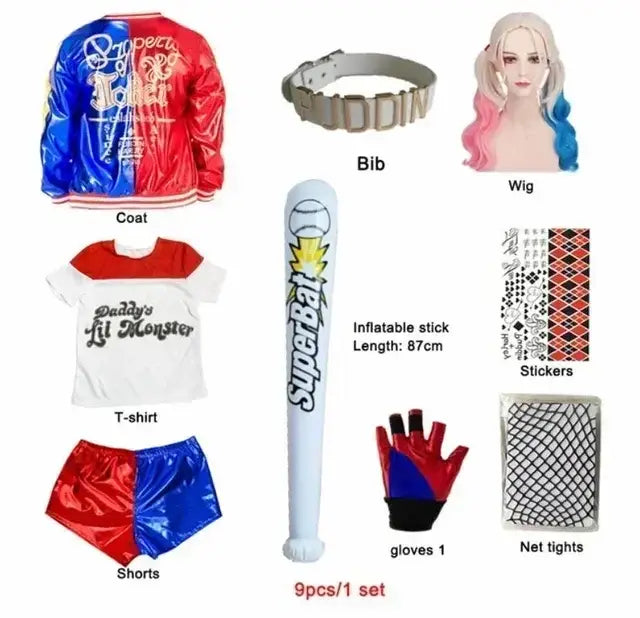 Cascade | Ensemble Harley Quinn enfant