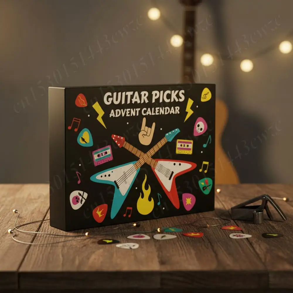 Pervenche | Calendrier de l’Avent médiators de guitare
