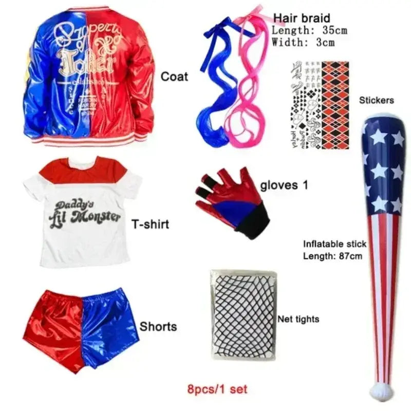 Cascade | Ensemble Harley Quinn enfant