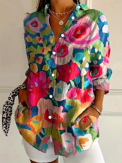 Maïa | Blouse Femme Fluide à Motif Floral