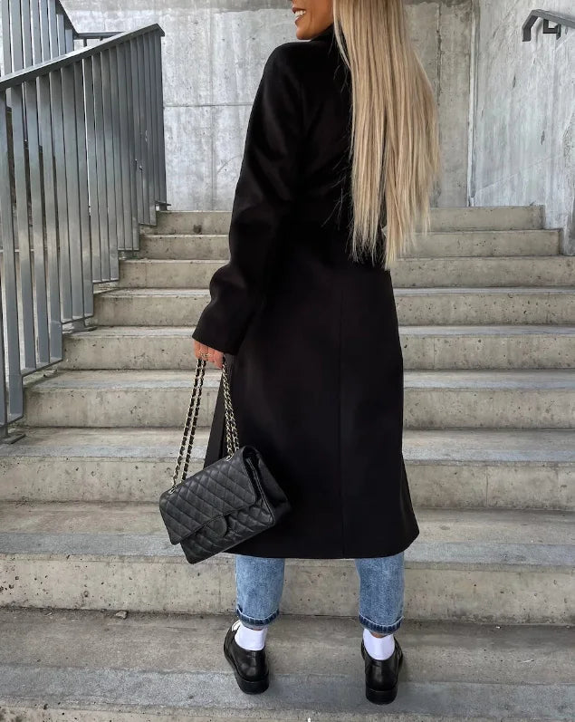 Manon | Manteau Long Élégance Intemporelle