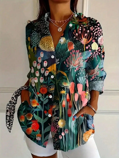 Maïa | Blouse Femme Fluide à Motif Floral