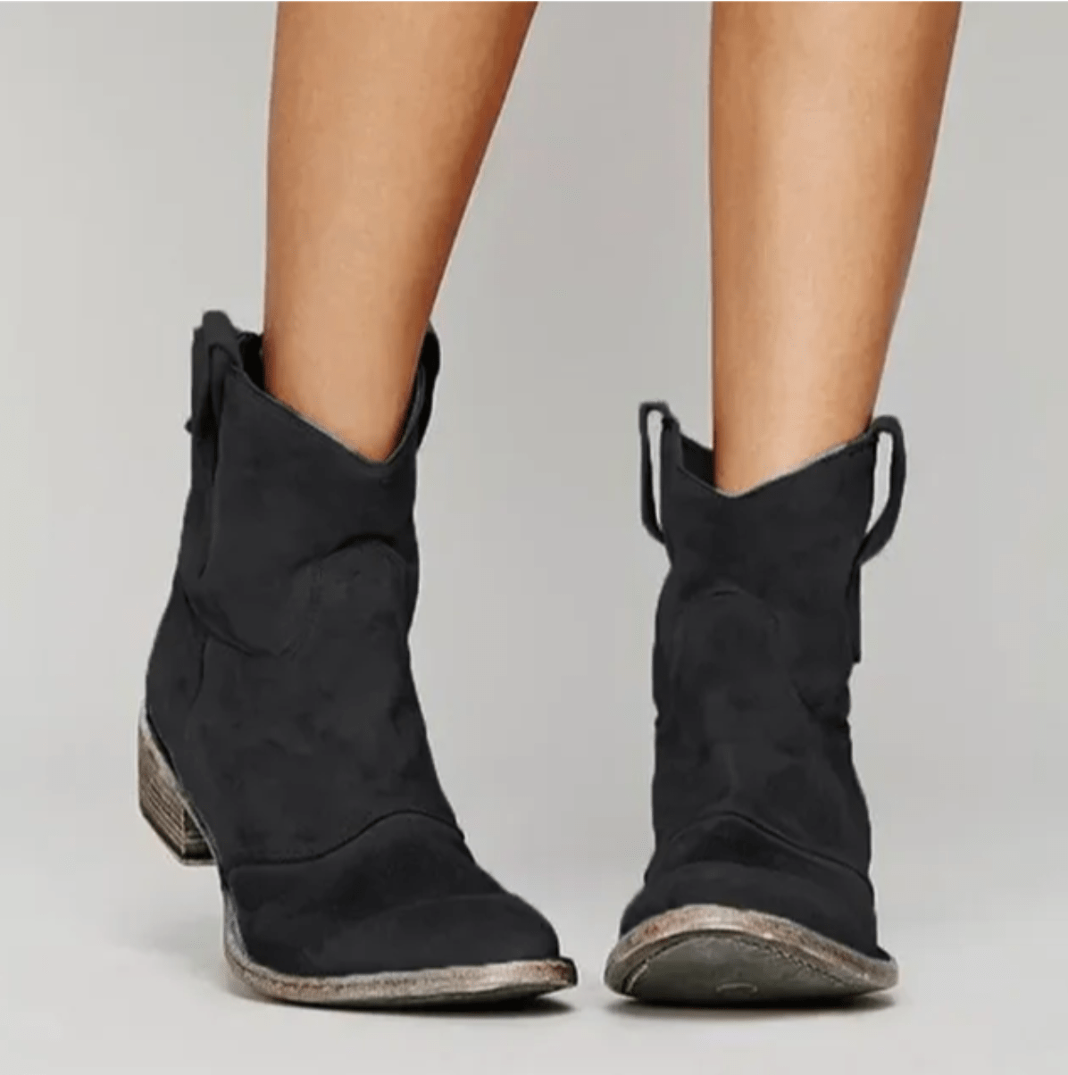 Bottines orthopédiques femme à talon bloc et zip latéral