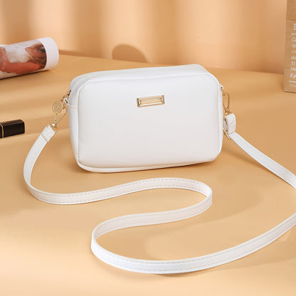 Sac bandoulière pour femme avec anse réglable - blanc