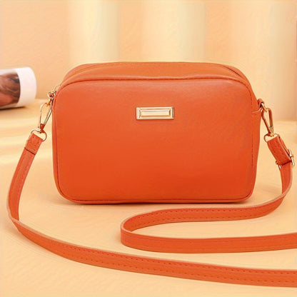 Sac bandoulière pour femme avec anse réglable - orange