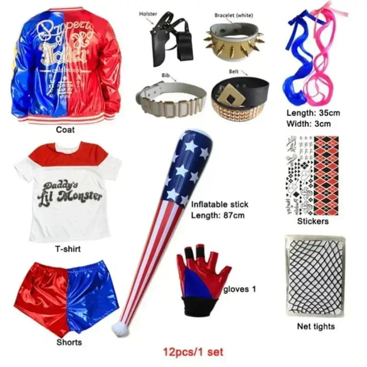 Cascade | Ensemble Harley Quinn enfant