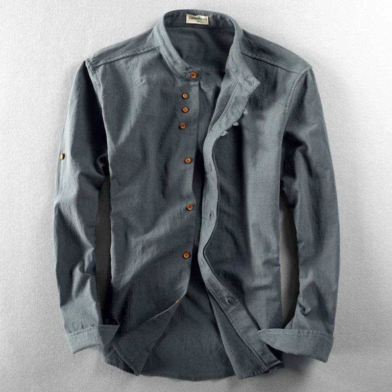 Nathan | Chemise Homme Col Mao
